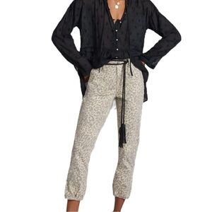 PAIGE Mayslie Jogger in Noctutnal Leopard | size 26 | NWT $299